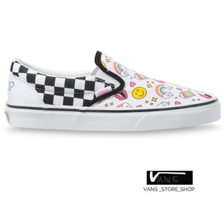 VANS SLIP ON FLOUR SHOP ICONS CHECKERBOARD SNEAKERS สินค้ามีประกันแท้