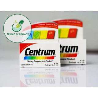 Centrum +Beta-Carotene Lutein Lycopene ขนาด 30 เม็ด