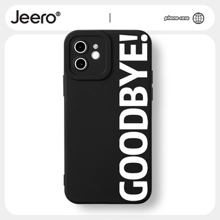 Jeero เคสไอโฟน เคสซิลิโคนนุ่มกันกระแทกน่ารักตลก เคสโทรศัพท์ Compatible for iPhone 14 13 12 11 Pro Max SE 2020 X XR XS 8 7 ip 6S 6 Plus สีดำ HFF1703