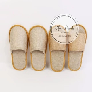 รองเท้าใส่เดินในบ้าน ในโรงแรม 🏠สำหรับใช้แล้วทิ้ง👞แบบเปิดเท้า/หุ้มเท้า kp99