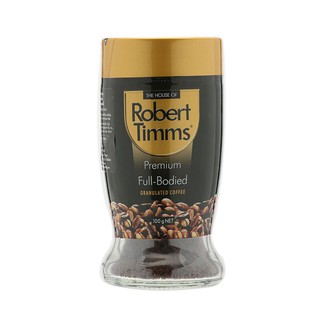 โรเบิร์ตทิมส์กาแฟสำเร็จรูปพรีเมี่ยมฟูลบอดี้ 100กรัม Robert Tims Instant Coffee Premium Full Body 100 g.