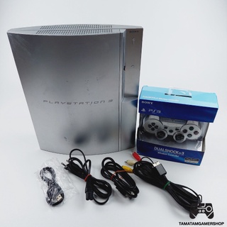 เกมps3 อ้วน 320GB มือสอง แปลงแล้ว playstation3 สีเงิน Satin Silver เล่นผ่านMultiman External HDD ได้