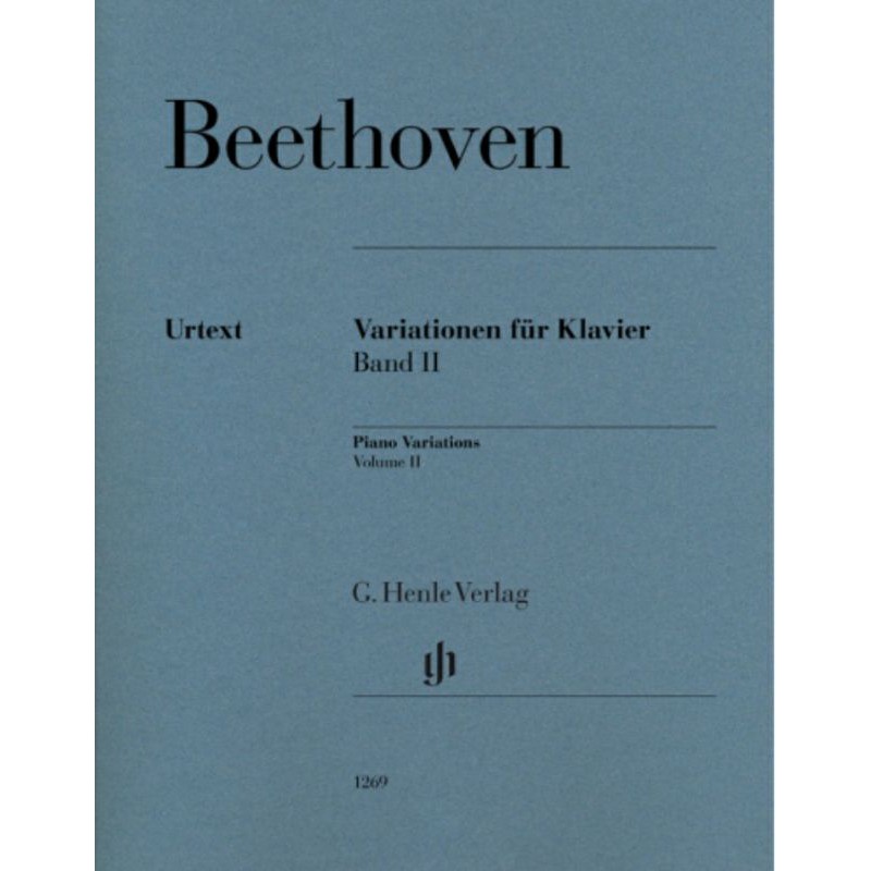 Beethoven PIANO VARIATIONS Volume II (Urtext)