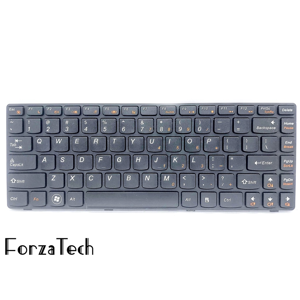 แป้นพิมพ์แล็ปท็อป LENOVO IdeaPad B470 G470 G470GH G470AH V470 G475 สีดํา