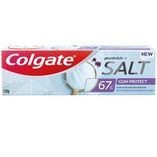 Colgate Salt Gum Protect Toothpaste 120g.สุตรเกลือเข้มข้น ผลิตภัณฑ์ดูแลช่องปาก ยาสีฟัน