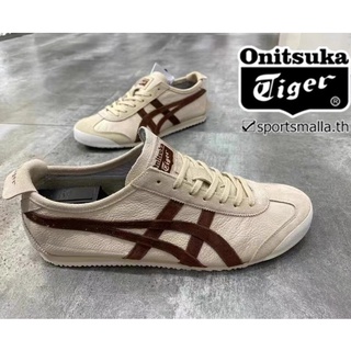 Onitsuka [ของแท้ 100%] Mexico66 รองเท้าผ้าใบลําลอง เหมาะกับการวิ่ง สําหรับผู้ชาย และผู้หญิง