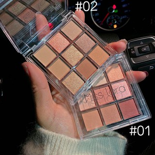 Eyeshadow อายแชโดว์พาเล็ทพาเล็ทพาเลททาตา 9 สี