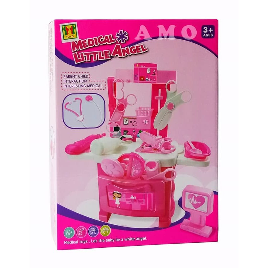 MEDICAL LITTLE DCTOR PINK 502-31 GIRLS TOY DOCTOR SET