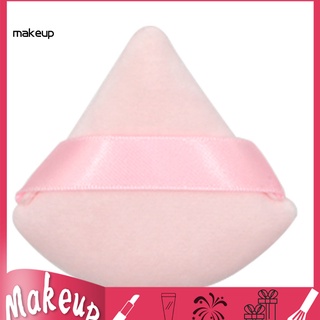 [Mk] เครื่องมือแต่งหน้าพัฟสามเหลี่ยมกํามะหยี่ขนาดเล็ก 3 สีสําหรับแต่งหน้าเป็นมิตรกับสิ่งแวดล้อม