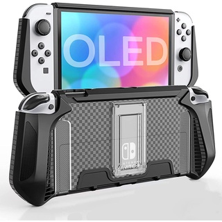 เคสโทรศัพท์มือถือ Tpu พร้อมขาตั้งสําหรับ Nintendo Switch Oled