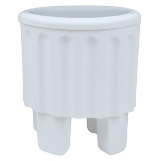 Chair table PLASTIC STOOL SPRING WHITE Outdoor furniture Garden decoration accessories โต๊ะ เก้าอี้ เก้าอี้พลาสติก SPRIN