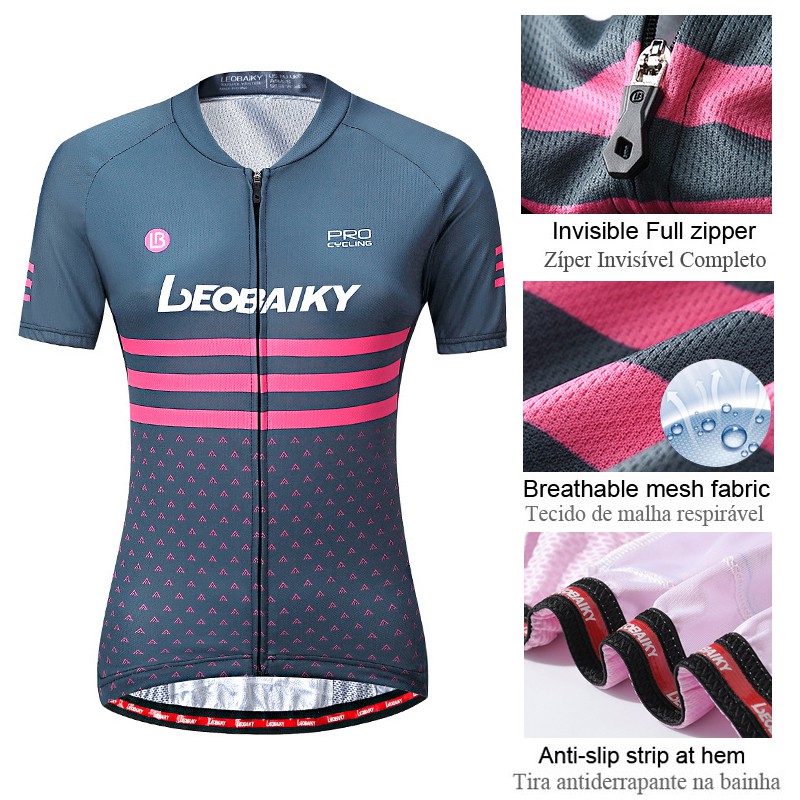Women's Cycling Jersey Short Sleeve MTB Bike Clothing Road Bicycle Shirts Shorts Padded Pants