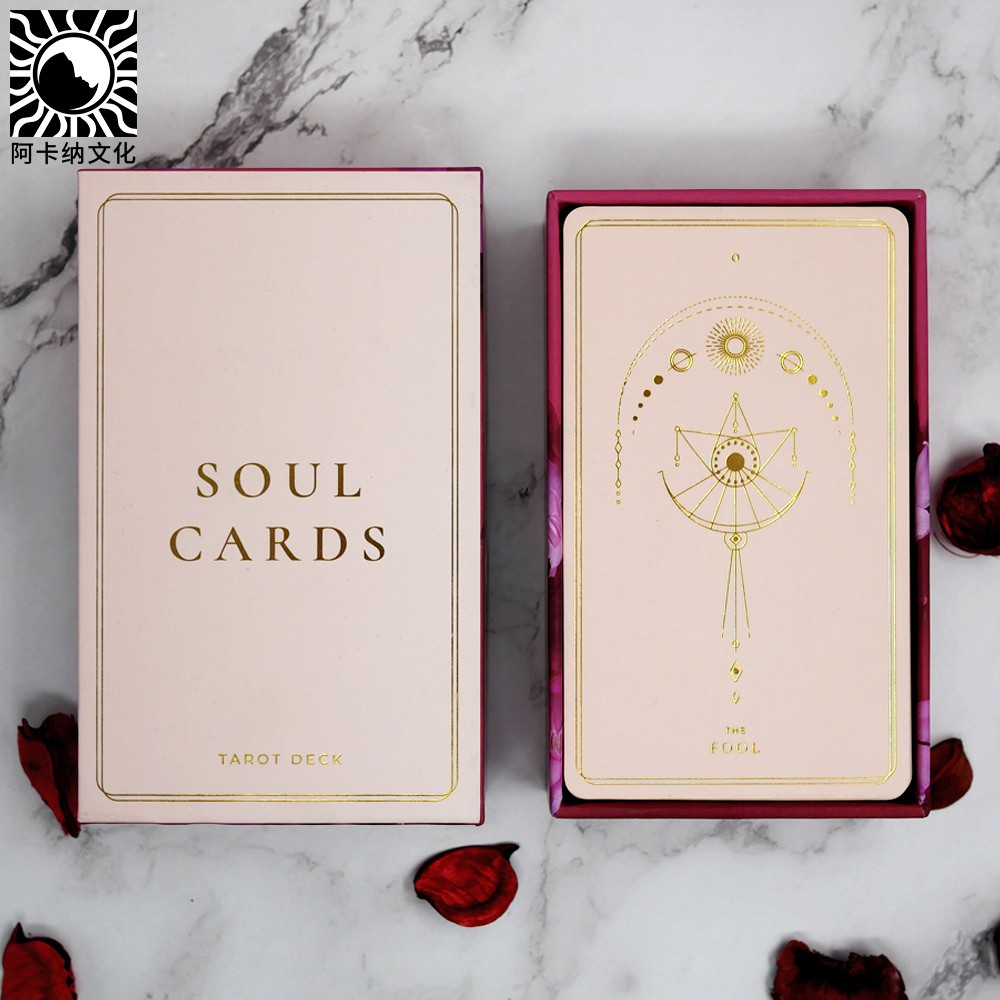 ไพ่ทาโรต์จุดนำเข้าของแท้Soul Cards Tarot  Deck-Blackวิญญาณไพ่ทาโรต์รุ่นสีดำ-II | Shopee Thailand