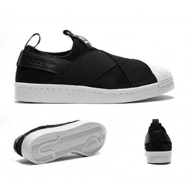 {closed pre-order} adidas "superstar slip-on shoes" สีดำ