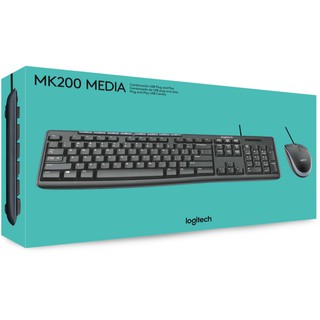 Logitech Media Combo MK-200 Thai caps keyboard + mouse