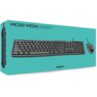 Logitech Media Combo MK-200 Thai caps keyboard + mouse