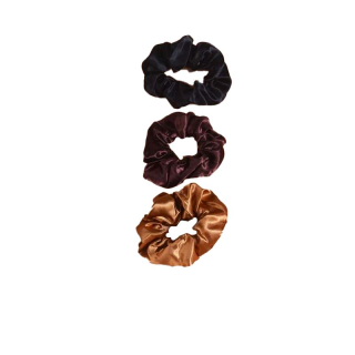 พร้อมส่ง ยางรัดผมผ้าซาติน Plain Satin Scrunchie#WD037