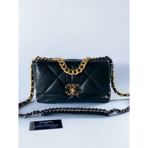 Chanel 19 Flap Bag Lambskin Size 26 cm