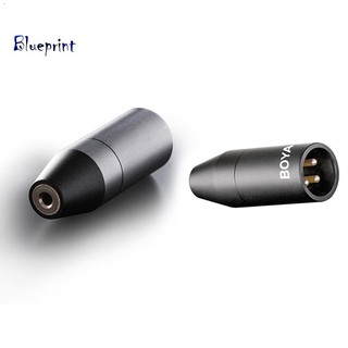 bpboya 3 - pin xlr male to 3 . 5 mm jack trs female อะแดปเตอร์แปลงสายเคเบิ้ลเสียงไมโครโฟน