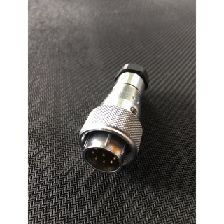 คอนเนคเตอร์ต่อสายไฟ WF20 9pole #0.75sqmm 5A, cable OD.9-10.5mm circular connector IP67 WF20J9TA male poles