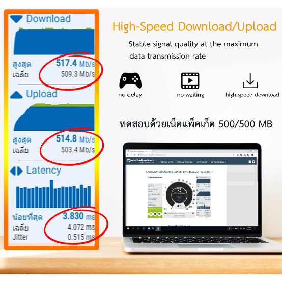 สายแลน CAT6 XLL สายแลน สำเร็จรูปพร้อมใช้งาน ความยาว 10/15/20/25/30/40/50เมตร สีขาว,น้ำเงิน - รูปที่ 4