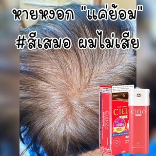 <พร้อมส่ง>!! นำเข้าจากญี่ปุ่น ยาย้อมผม Hoyu Cielo ปิดผมขาว ปิดผมหงอก สีผมเสมอ ย้อมเองได้ ไม่เหม็นอ่อนโยนต่อผม ผมไม่เสีย