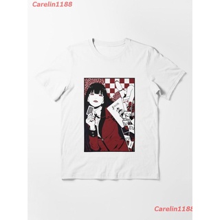 New Kakegurui Yumeko Essential T-Shirt เสื้อยืดพิมพ์ลายการ์ตูนมังงะ ดผ้าเด้ง คอกลม cotton ความนิยม discount Unisex