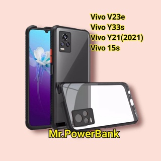 (เคสวีโว่)Vivo V23E/Vivo Y33s/Vivo Y15s/Vivo21(2021)เคสกันกระแทก กันเลนส์กล้องอย่างดีสีสวย