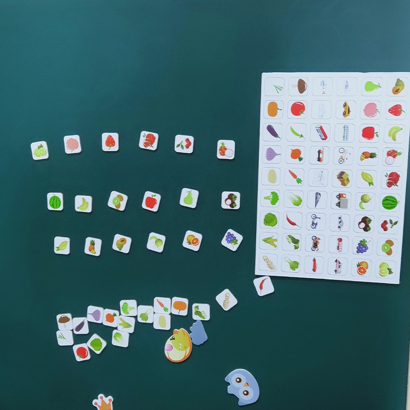 แม่เหล็กติดตู้เย็น การ์ตูนสัตว์ ผลไม้ ตัวอักษร ตัวเลข หรือตู้เหล็ก - รูปที่ 4