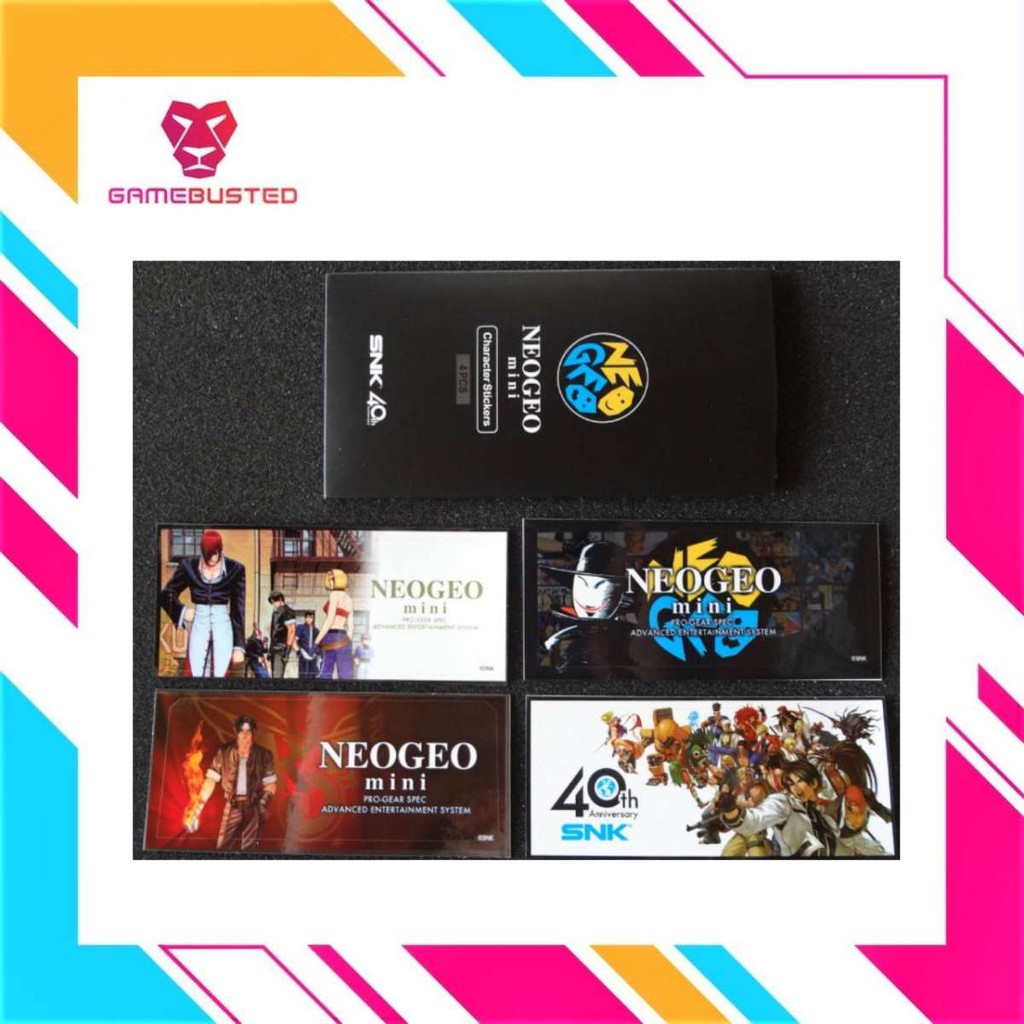 สติ๊กเกอร์ NEOGEO mini 40th Anniversary