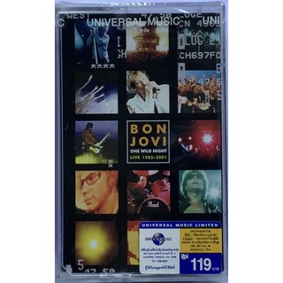Cassette Tape เทปคาสเซ็ตเพลง Bon Jovi One Wild Night Live 1985 - 2001 แสดงสด ลิขสิทธิ์ ซีล