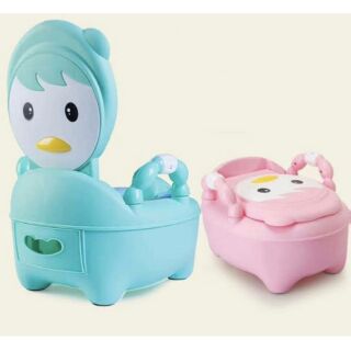 กระโถนฝึกขับถ่ายเป็ดน้อย Ducks Baby Toilet Seat