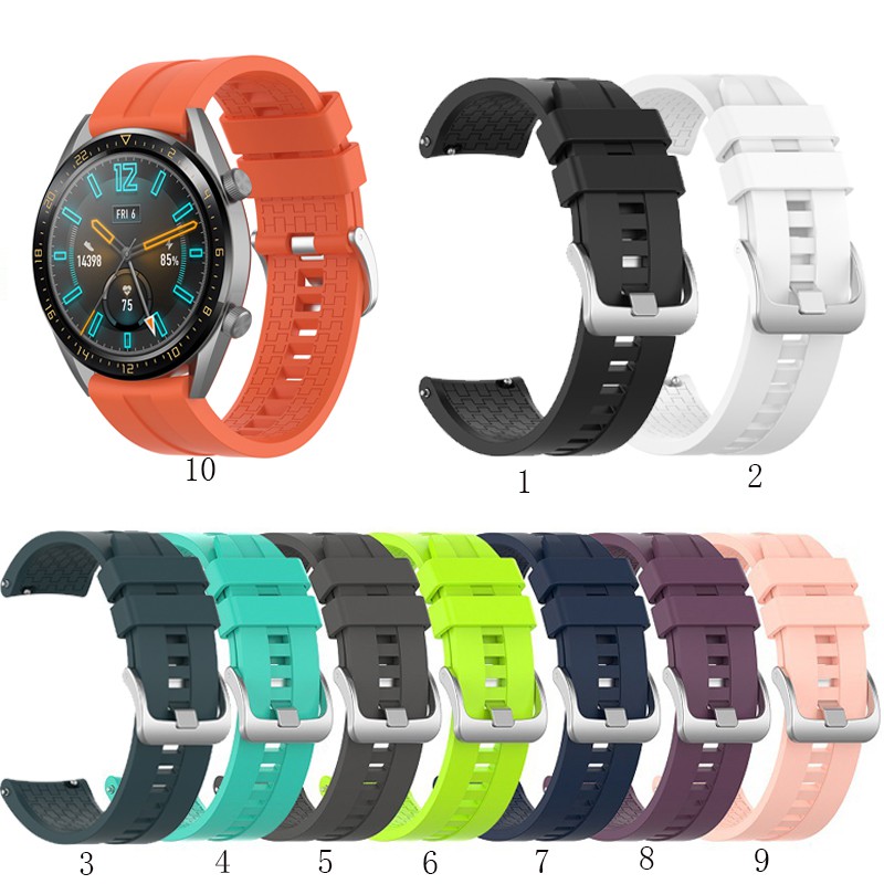 สายนาฬิกาข้อมือ ซิลิโคน สำหรับ Huawei Watch Buds GT 2 GT 2e GT2 Pro GT3 46 มม GT3 SE GT3 Pro GT4 5 46 มม 43 มม 42 มม GT5 Pro Buds Ultimate 3 4