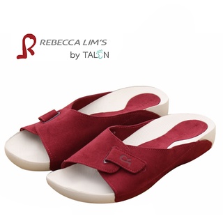 Rebecca Lims by TALON รุ่น Hongkong สีแดง รองเท้าสุขภาพ ที่เบาสบาย ช่วย รองช้ำ เท้าแบน กระดูกโปน Shoes