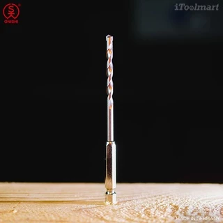 ONISHI ดอกสว่านเจาะคอนกรีต ก้าน HEX No.24 Hex Shank Concrete Drill Bits/ชุด 5ดอก 4.5/5.5/6.0/6.5/7.5