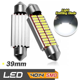 65Infinite (แพ๊คคู่ C5W 4014 24SMD 41mm) LED C5W 4014 24SMD 41mm ไฟส่องป้ายทะเบียน Super Bright ความสว่างสูง