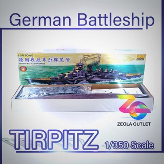 โมเดลเรือรบ ประจัญบานเยอรมัน Tirpitz 1/350  Mini Hobby Models 80602 German Battleship Tirpitz 80602 (มีมอเตอร์ขับเคลื่อน