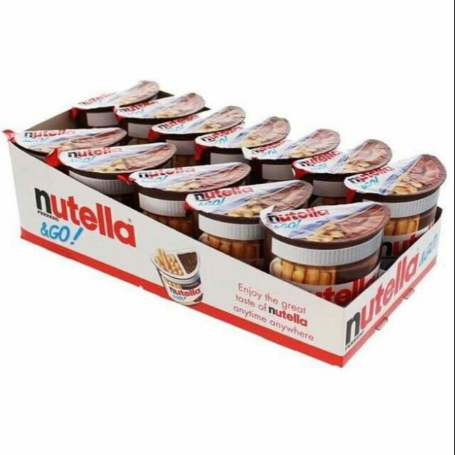 🦄🌲 พร้อมส่ง Nutella &amp; Go นูเทลล่า แอนด์ โก ยกลัง มี 12 ชิ้น