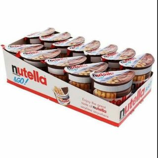 🦄🌲 พร้อมส่ง Nutella &amp; Go นูเทลล่า แอนด์ โก ยกลัง มี 12 ชิ้น