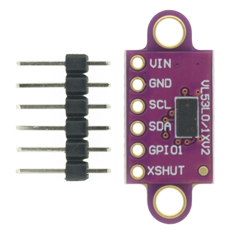 ToF VL53L0X Time-of-Flight Ranging Sensor Breakout Distance Module I2C IIC Purple 