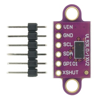 VL53L0X Time-of-Flight (ToF) Laser Ranging Sensor Breakout 940nm GY-VL53L0XV2 Laser Distance Module I2C IIC 25MM*10.7MM