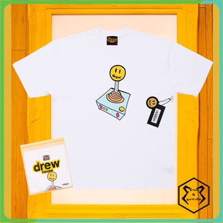 รุ่นล่าสุดสำหรับฤดูร้อนปี 2022 Drew House joystock logo tee/T-shirt ผ้าฝ้าย 100%