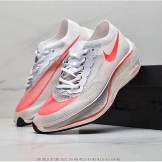 รองเท้าวิ่งไนกี้ Nike Zoom Vaporfly NEXT%"White-Red" Size:36-45  รุ่นยอดนิยม มาใหม่