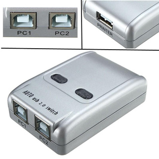 USB2.0 Auto Switcher 2port ต่อ Printer 1 เครื่อง