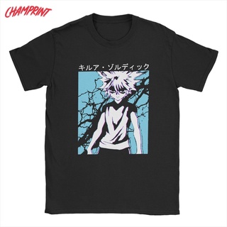 ใหม่ เสื้อยืดคอกลม ผ้าฝ้าย 100% พิมพ์ลายการ์ตูนอนิเมะ Hunter X Hunter ua Zoldyck สําหรับผู้ชาย และผู้หญิงS-5XL