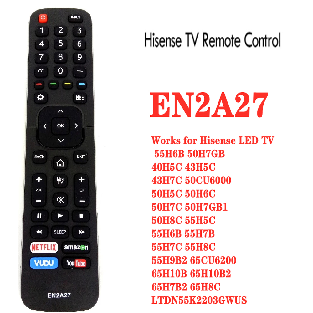 Dévant Hisense EN2A27 LED TV รีโมทคอนโทรล 55H6B ทํางานสําหรับ Devant Hisense LED TV 55H6B 50H7GB 40H