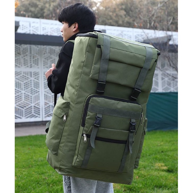 SM ขนาด 120 ลิตร กระเป๋าเป้เดินป่า เป้สะพายหลัง ร่น  JK-110A (J2-021) OUD จากร้าน Smart Choices