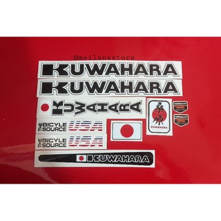 สติกเกอร์ ลาย Kuwahara Age สําหรับติดตกแต่งรถจักรยาน