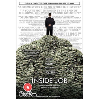 แผ่นดีวีดี (DVD) Inside Job หนังฝรั่งพากย์ไทย เสียงไทย/อังกฤษ ซับไทย/อังกฤษ 1 แผ่นจบ มีเก็บเงินปลายทาง