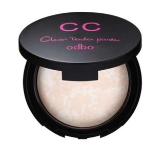 แป้ง Cc odbo ซีซี clear tender powder 1ตลับ หน้าใสออร่าทันทีที่ใช้